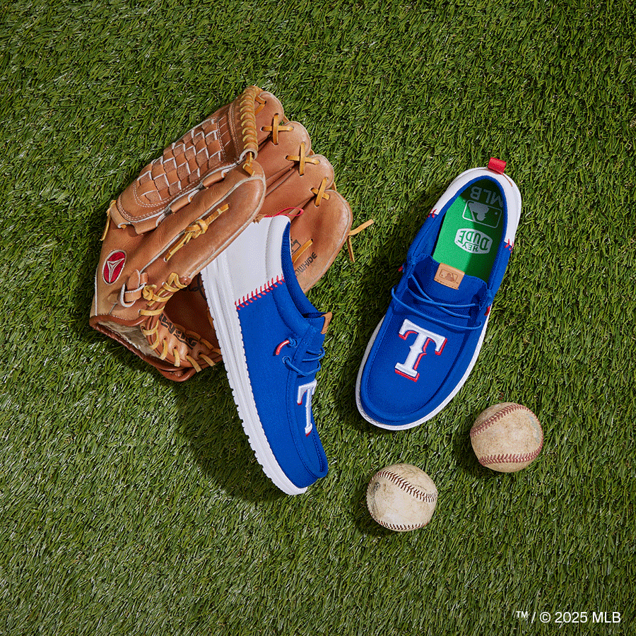 MLB Rangers™ Wally Funk - Rangers Royal/White