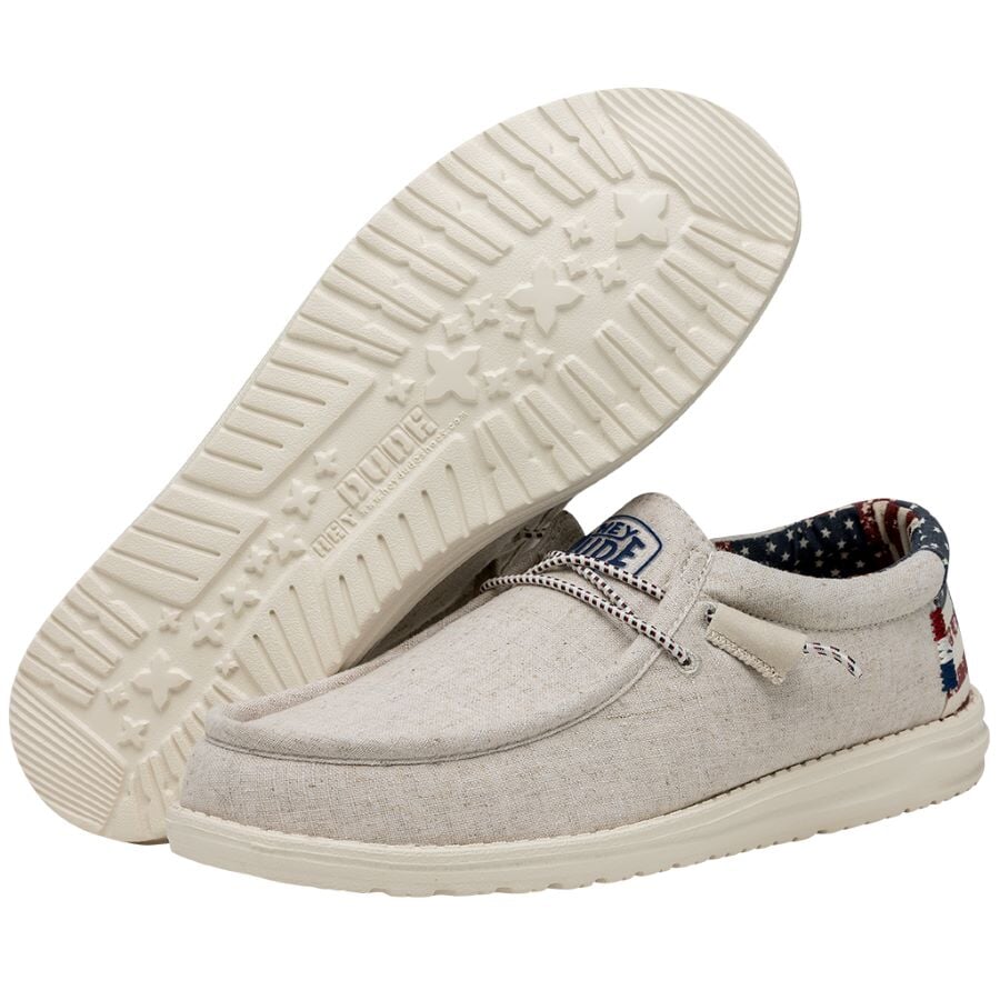  Wally Patriotic - Off White Patriotic