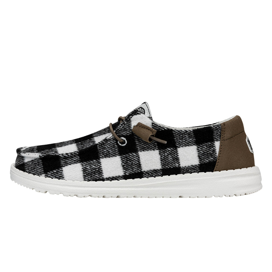  Wendy Buffalo Plaid - White And Black Plaid