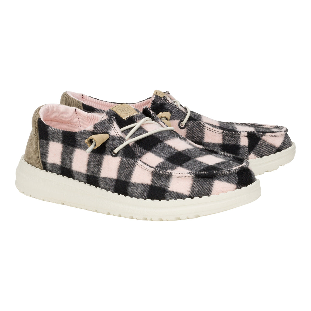  Wendy Buffalo Plaid - Pale Pink/Black