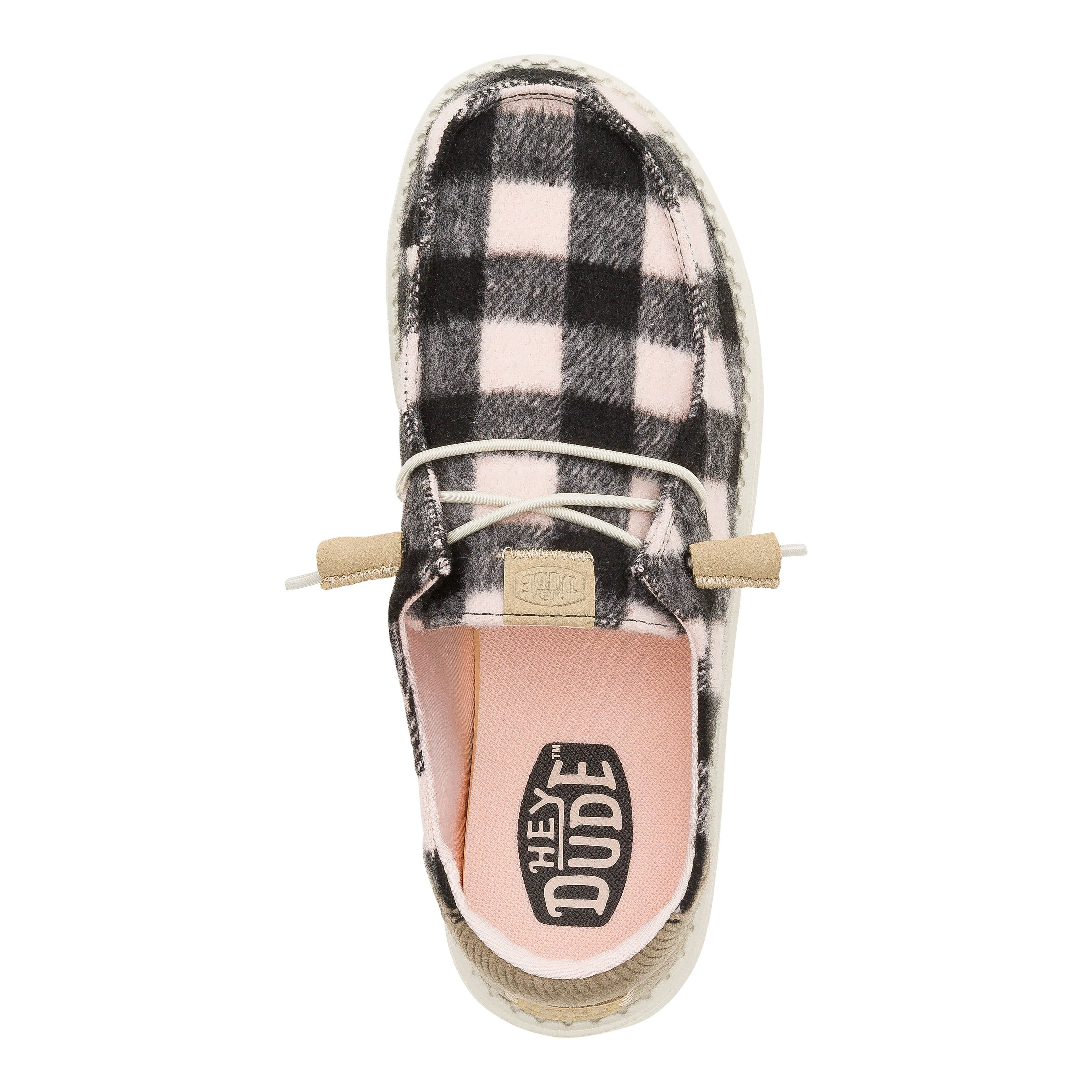  Wendy Buffalo Plaid - Pale Pink/Black
