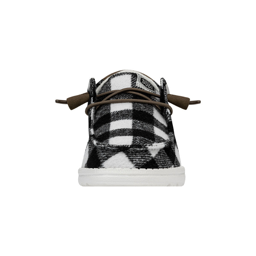  Wendy Buffalo Plaid - White And Black Plaid