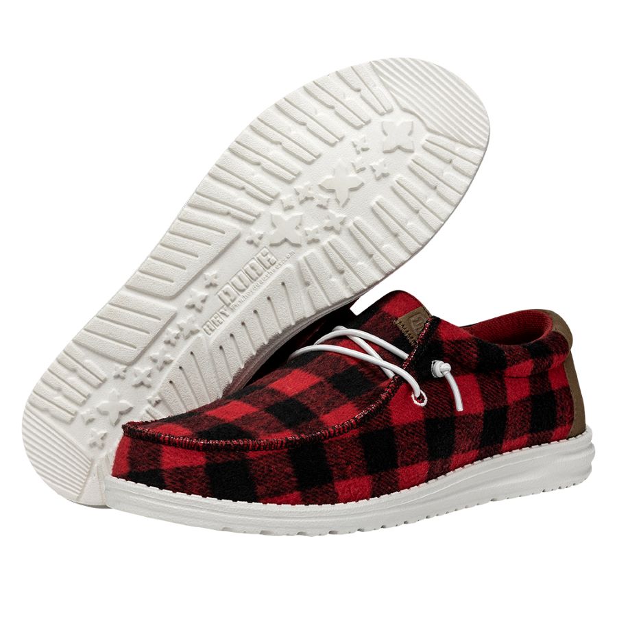  Wally Buffalo Plaid - Red And Black Plaid