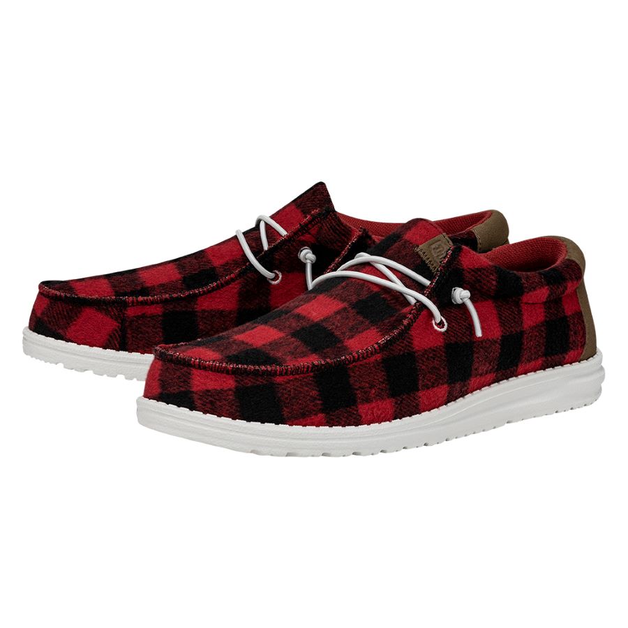  Wally Buffalo Plaid - Red And Black Plaid