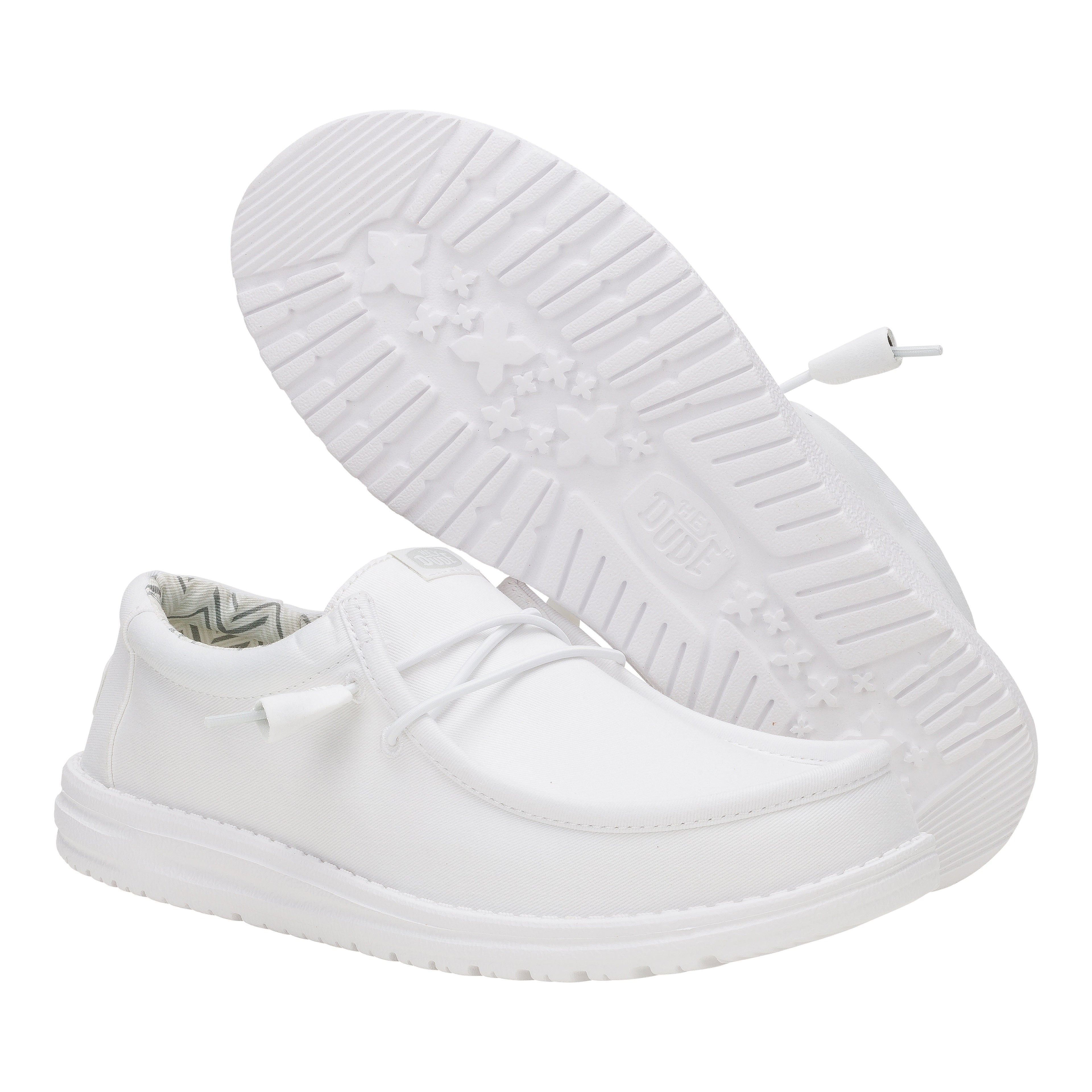  Wally Stretch Canvas Wide - White/White
