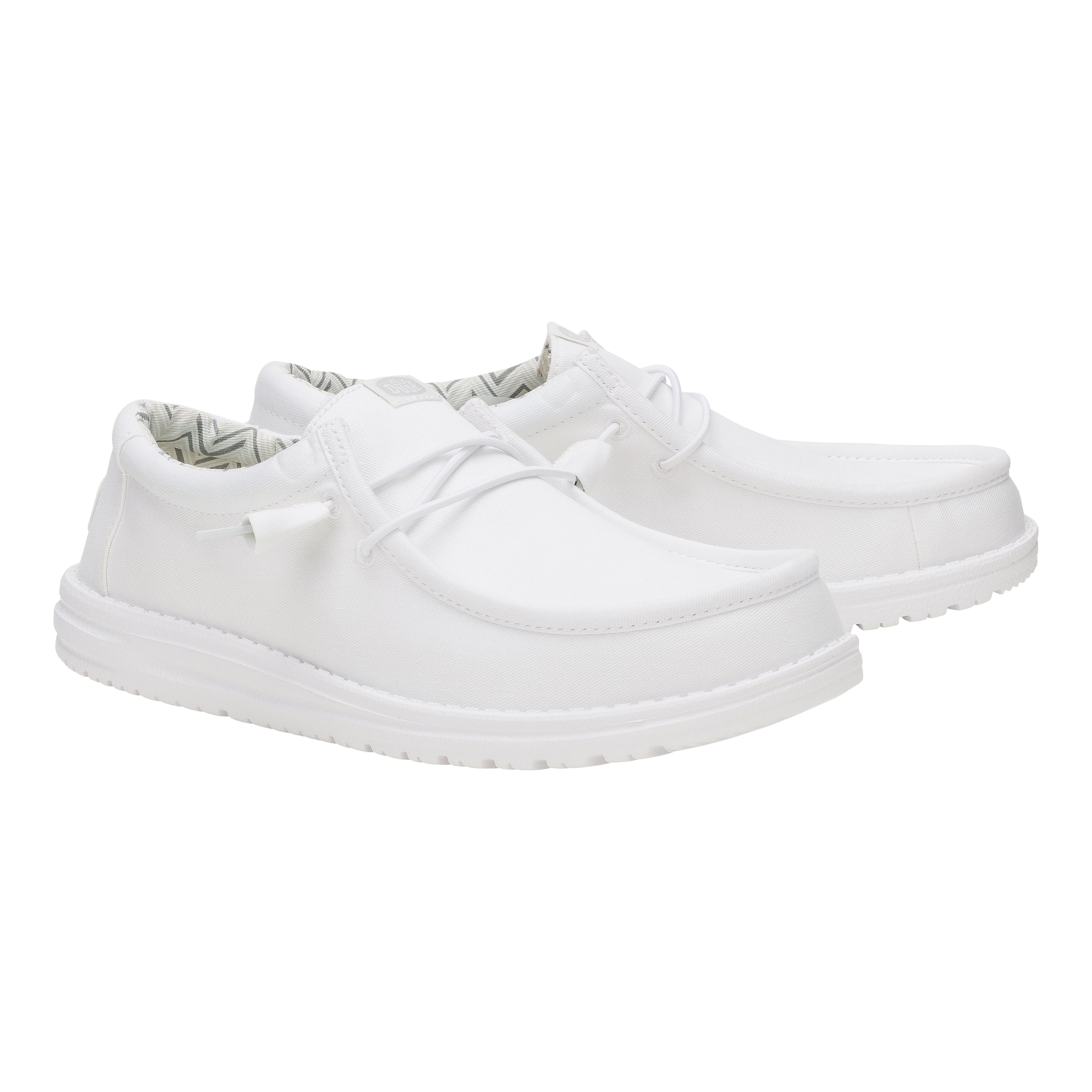  Wally Stretch Canvas Wide - White/White