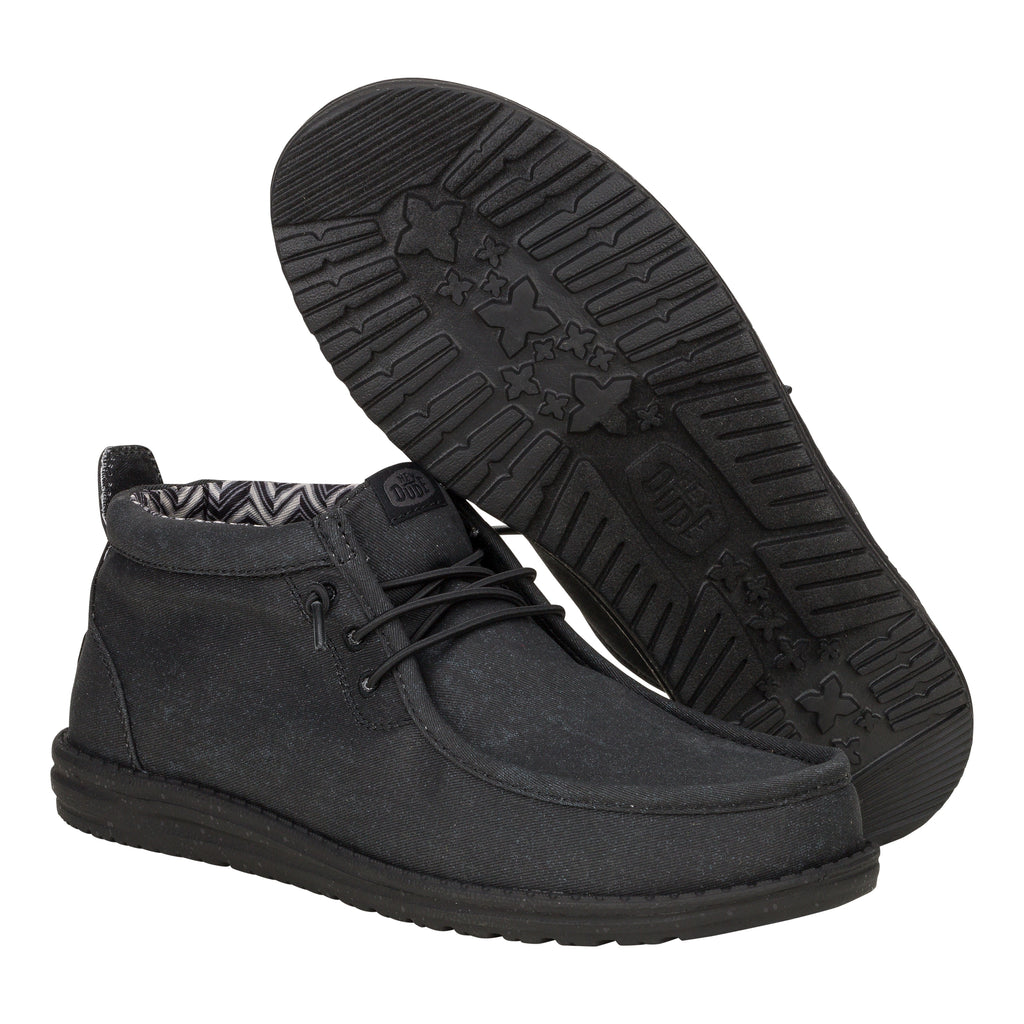  Wally Mid Stretch Canvas - Black/Black