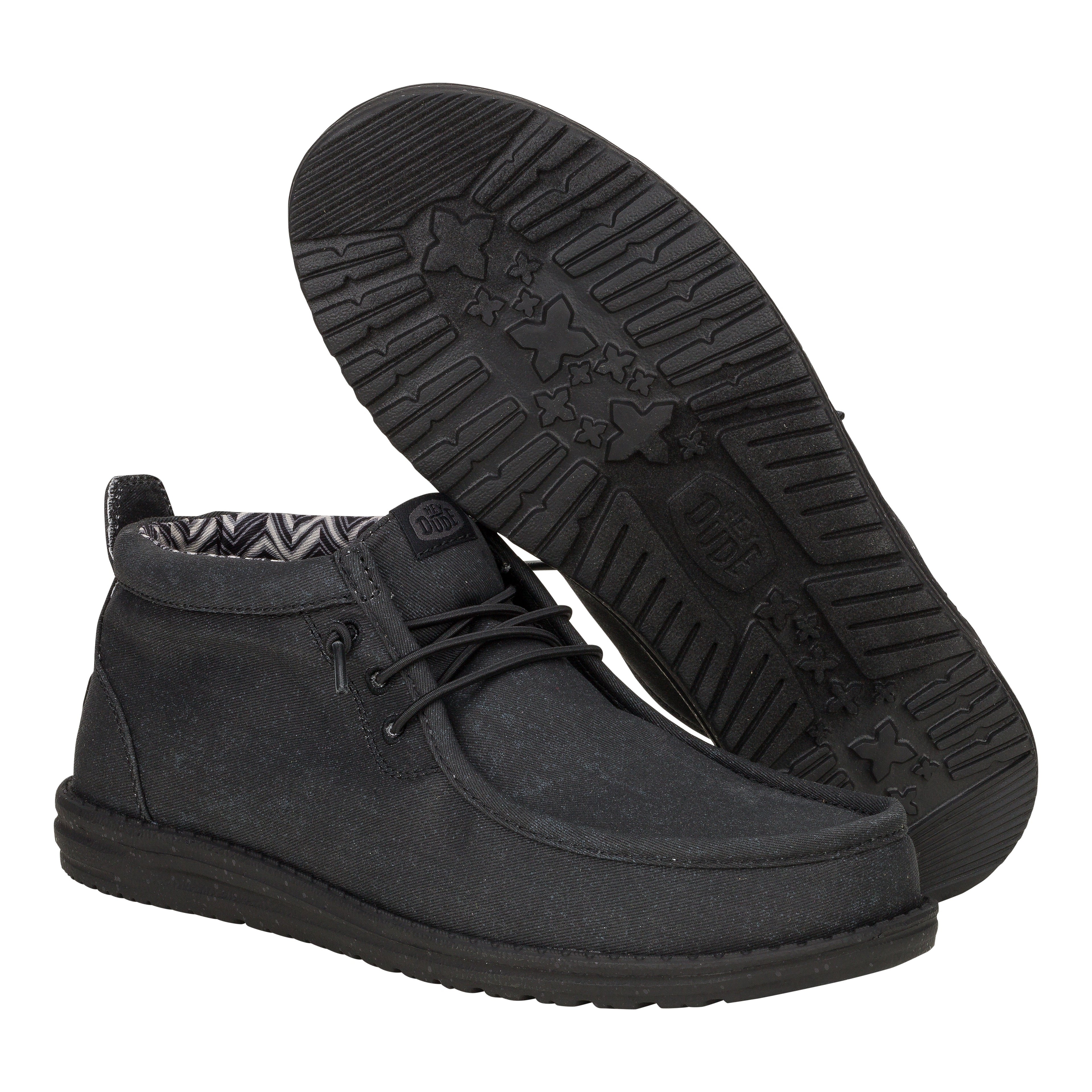  Wally Mid Stretch Canvas - Black/Black