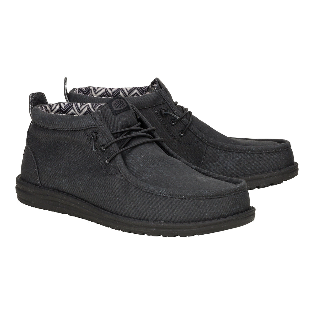  Wally Mid Stretch Canvas - Black/Black