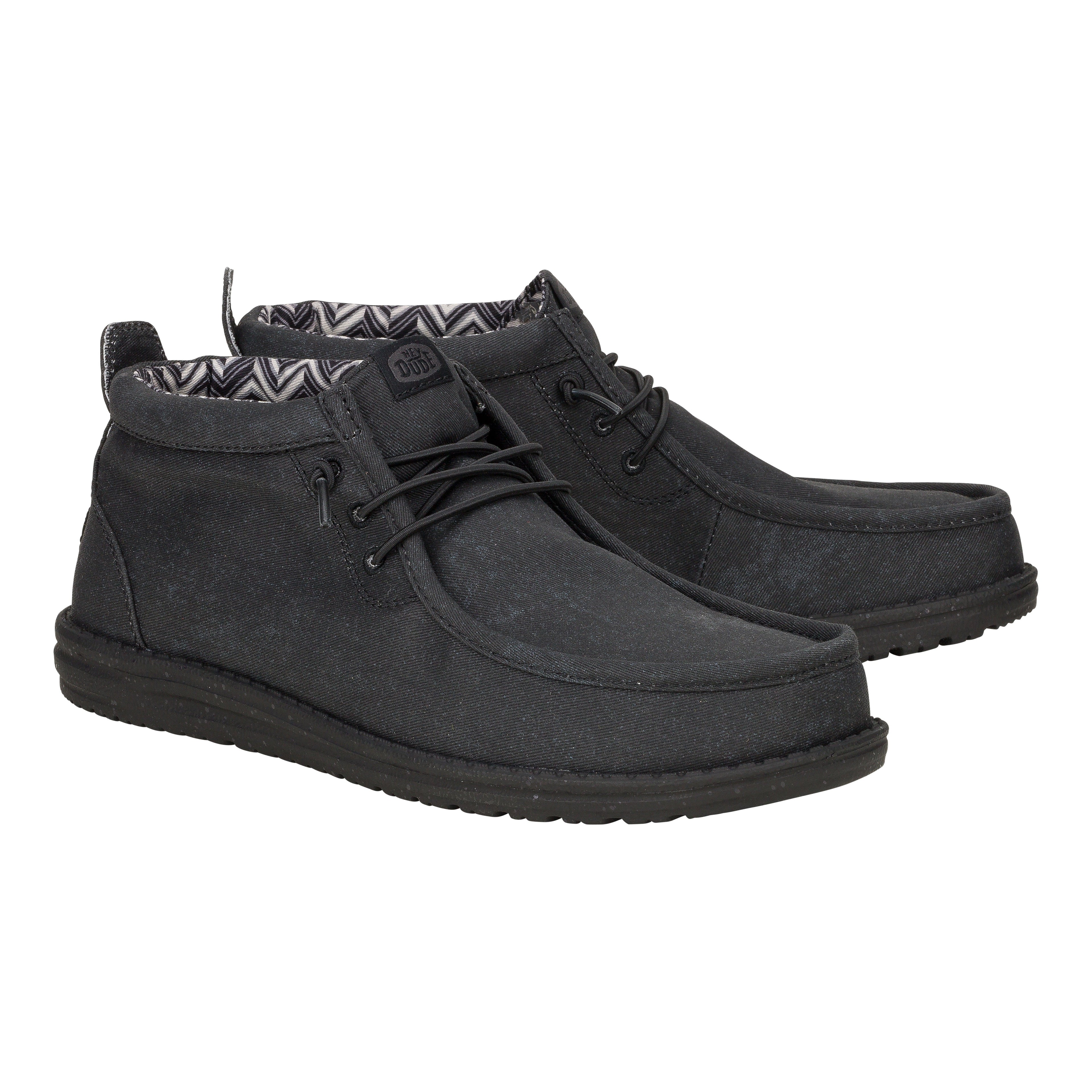  Wally Mid Stretch Canvas - Black/Black