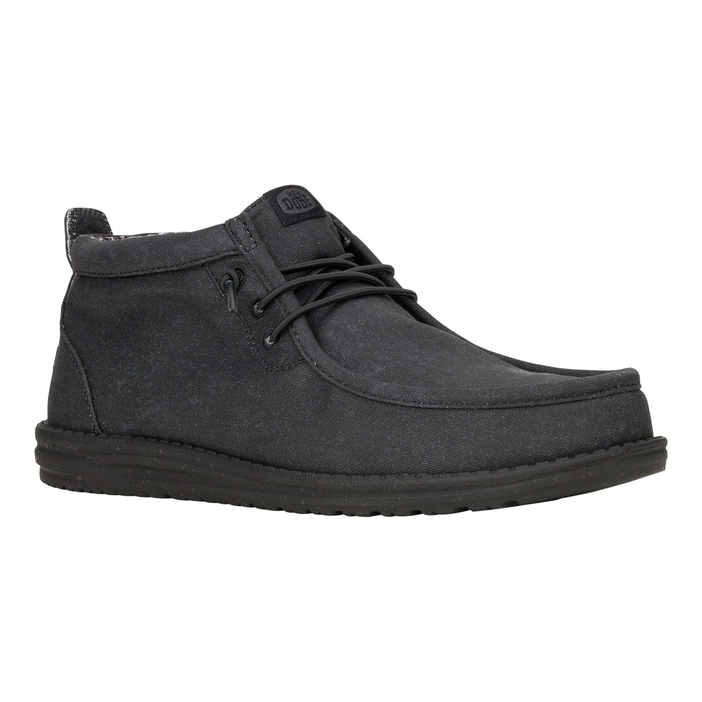  Wally Mid Stretch Canvas - Black/Black