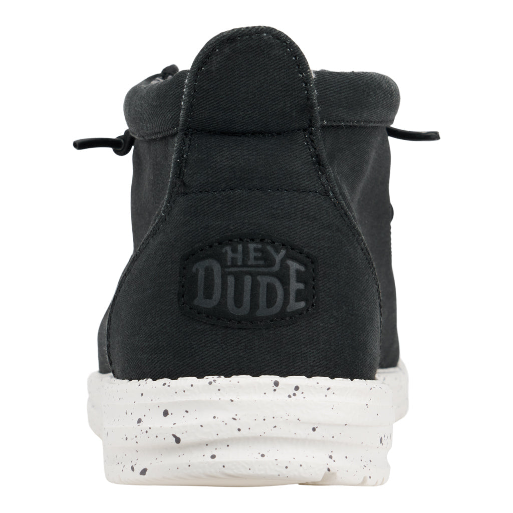  Wally Mid Canvas - Black/White