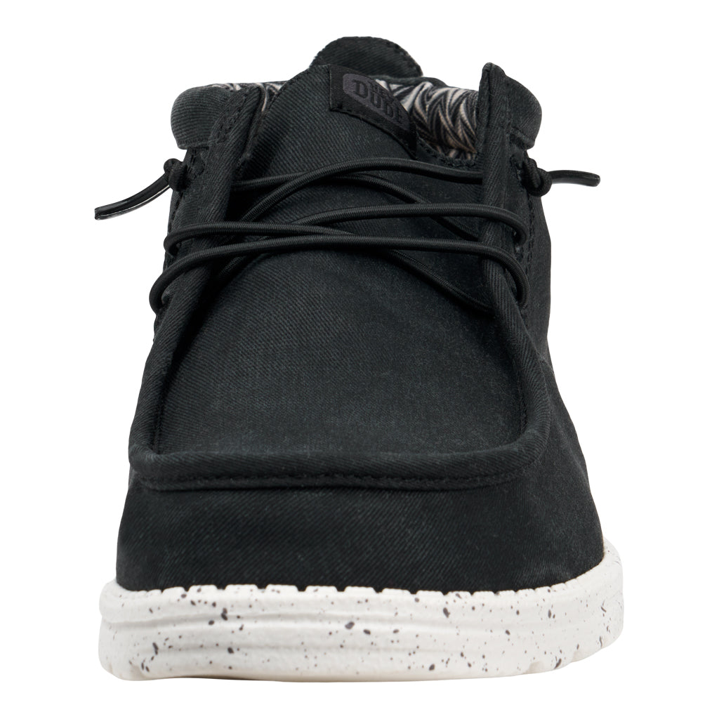  Wally Mid Canvas - Black/White