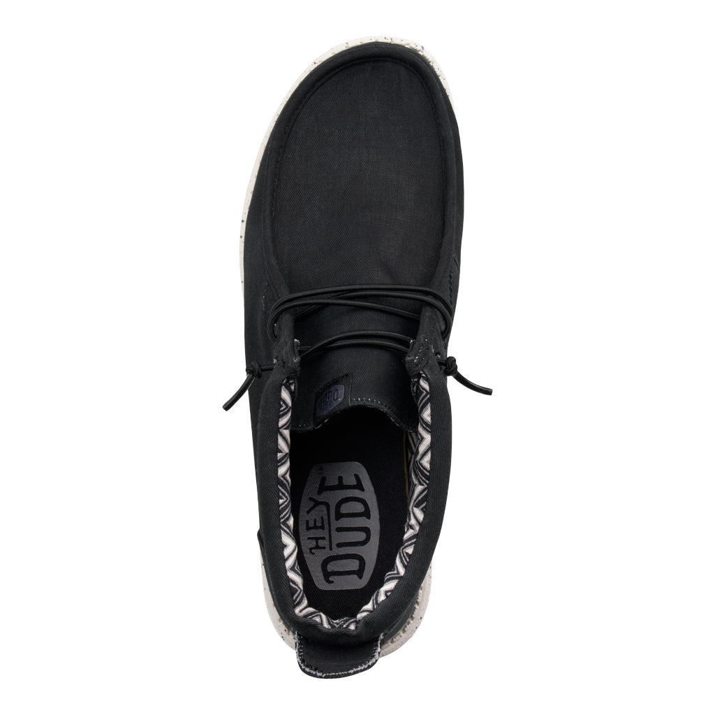  Wally Mid Canvas - Black/White