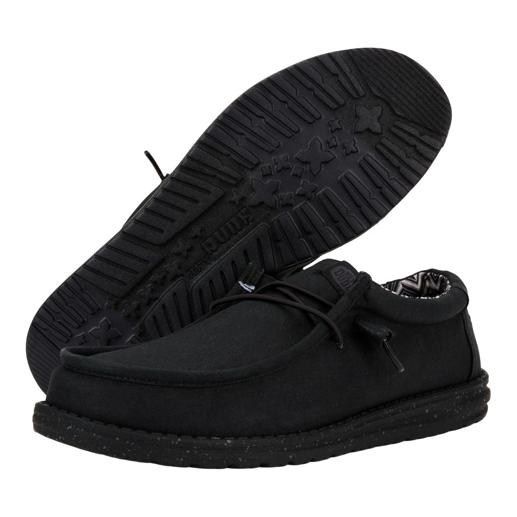  Wally Stretch Canvas Wide - Black/Black
