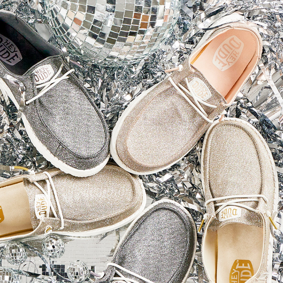  Wendy Metallic Sparkle - Charcoal