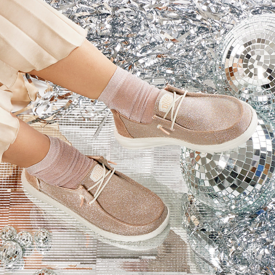  Wendy Metallic Sparkle - Rose Gold