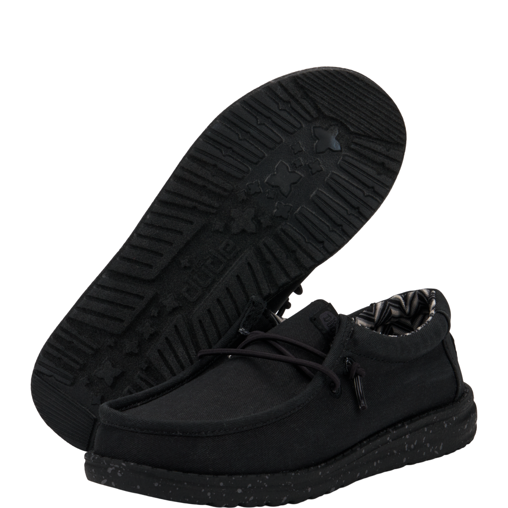  Wally Youth Stretch Canvas - Black/Black