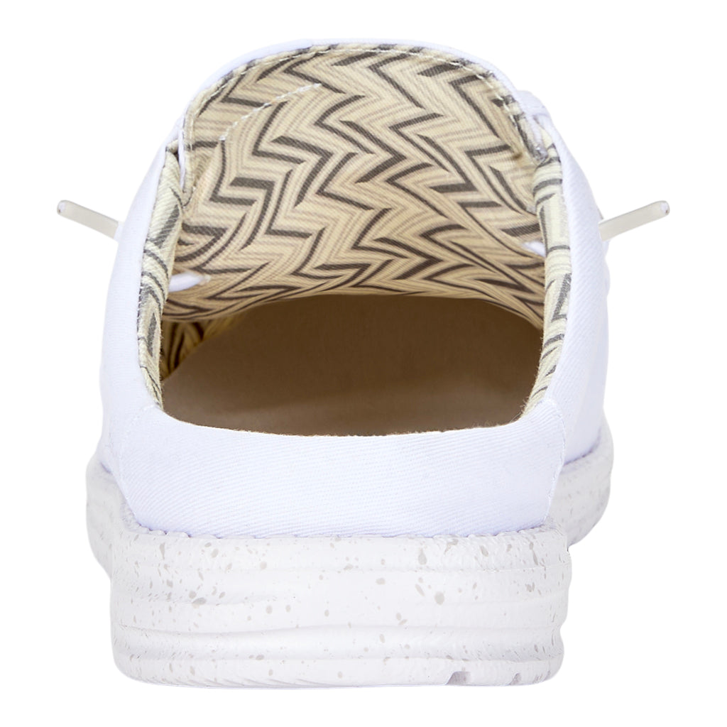  Wally Slip Stretch Canvas - White/White