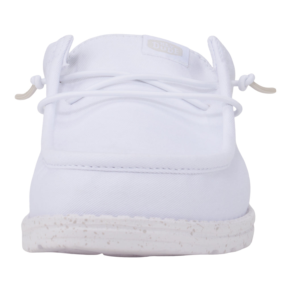  Wally Slip Stretch Canvas - White/White