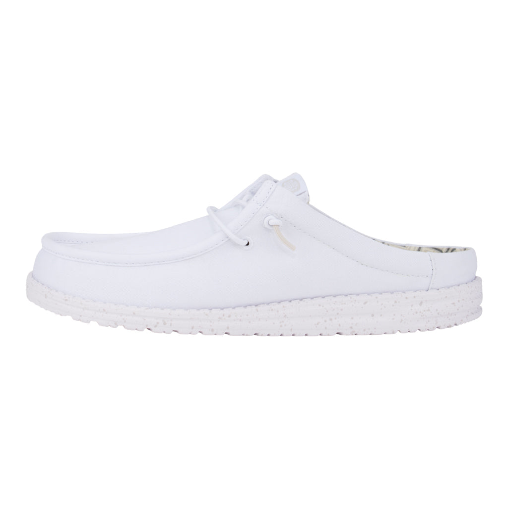  Wally Slip Stretch Canvas - White/White