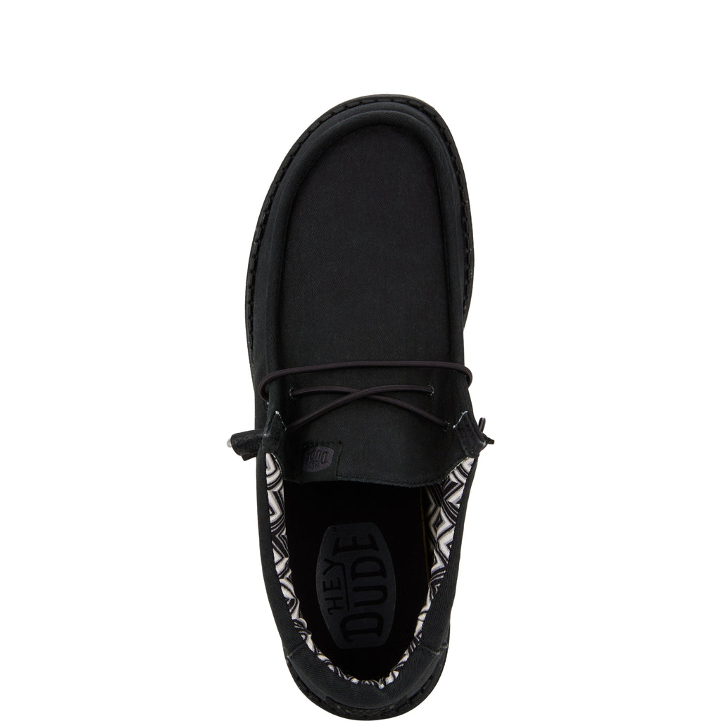  Wally Stretch Canvas Wide - Black/Black