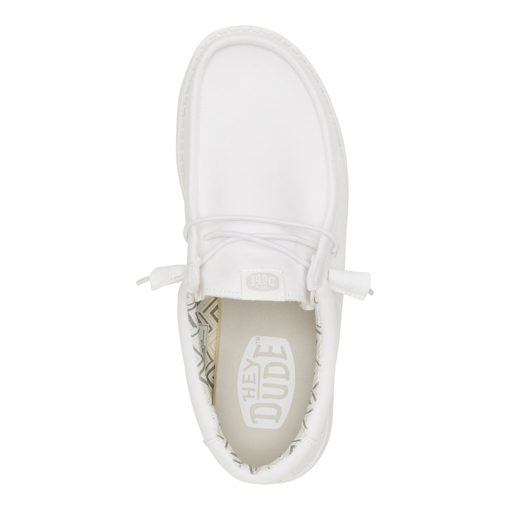  Wally Stretch Canvas Wide - White/White
