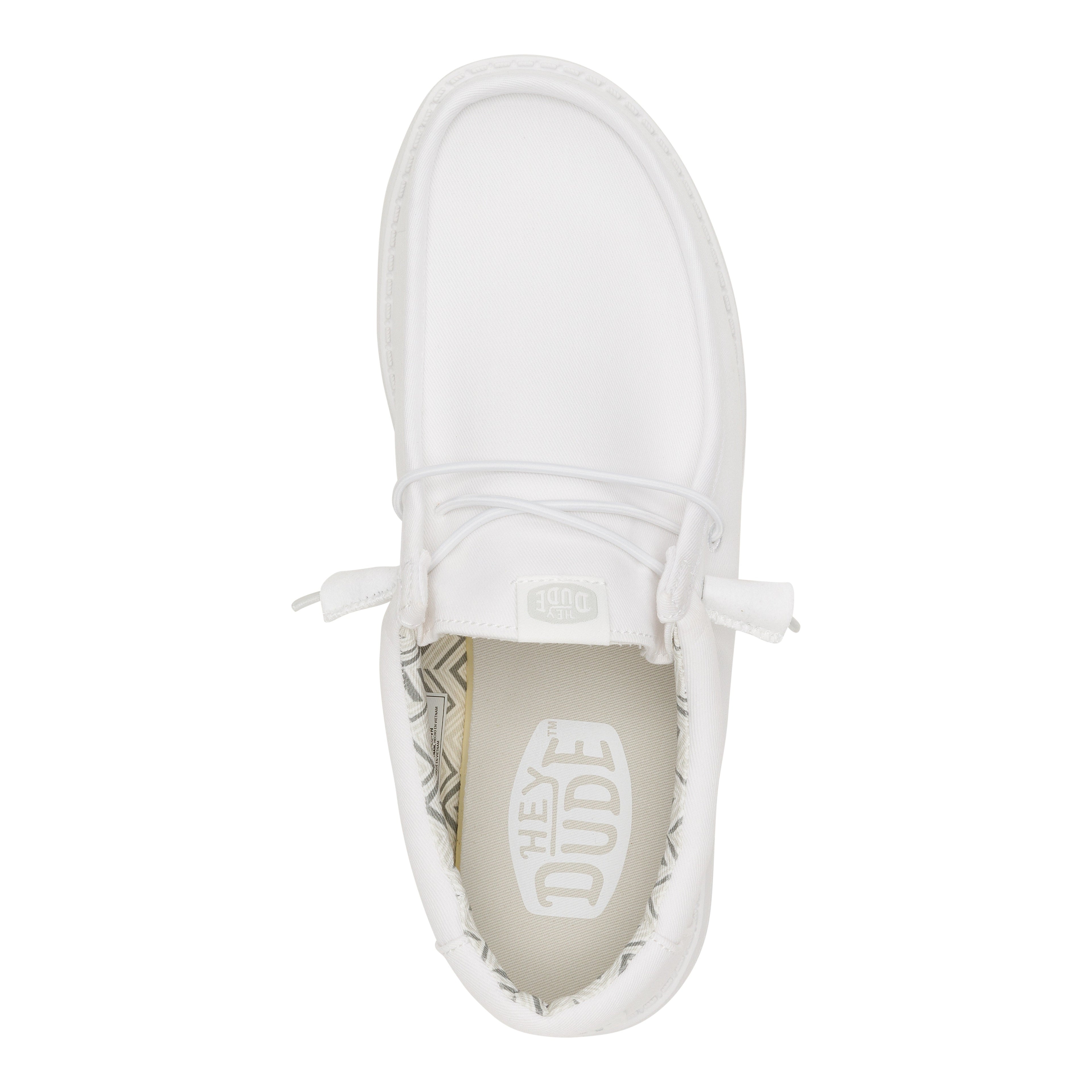  Wally Stretch Canvas Wide - White/White