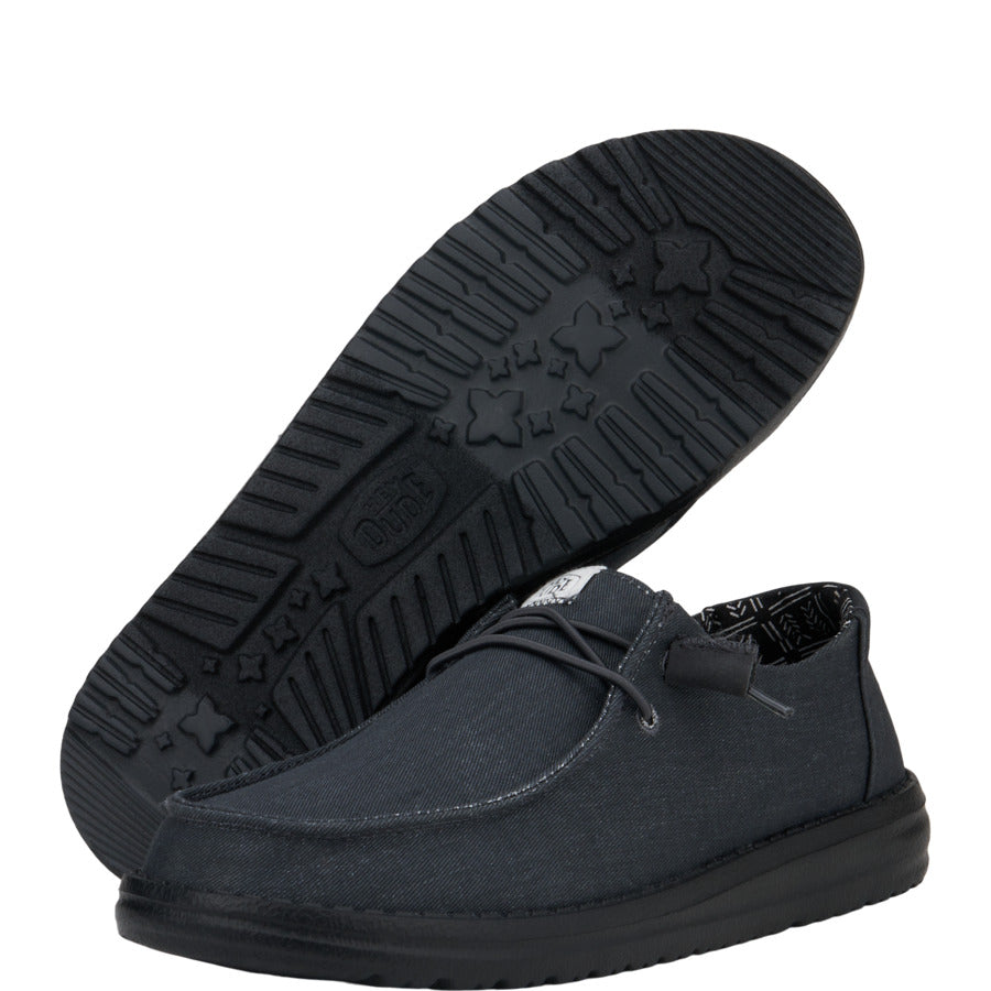  Wendy Stretch Canvas Wide - Black/Black