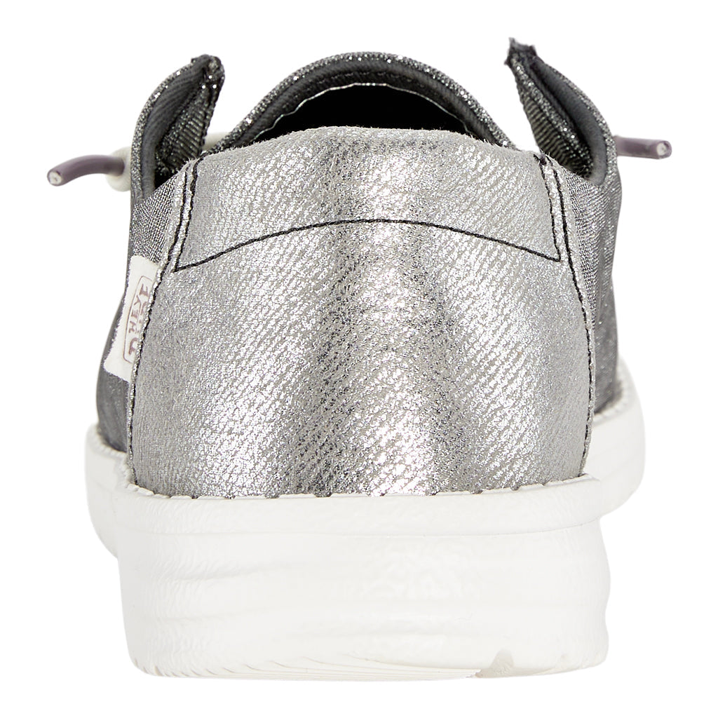  Wendy Metallic Sparkle Wide - Charcoal