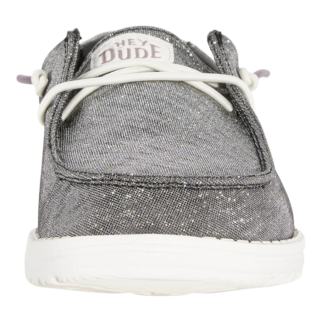  Wendy Metallic Sparkle Wide - Charcoal
