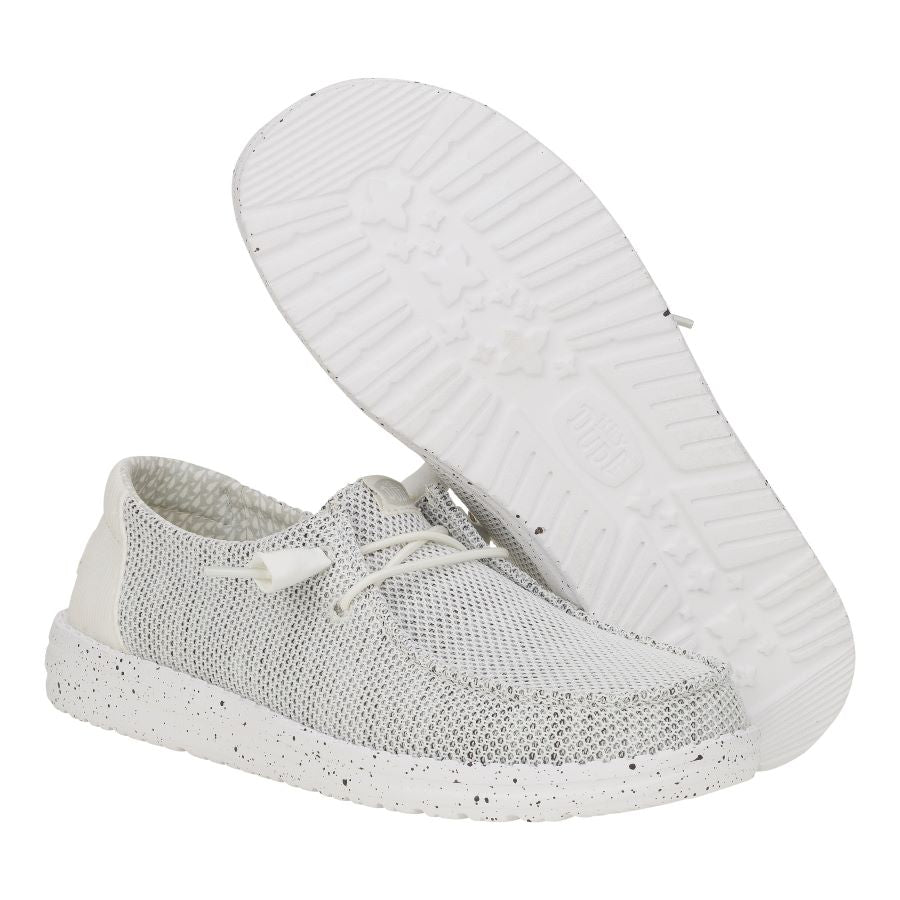  Wendy Stretch Sox Wide - Stone White