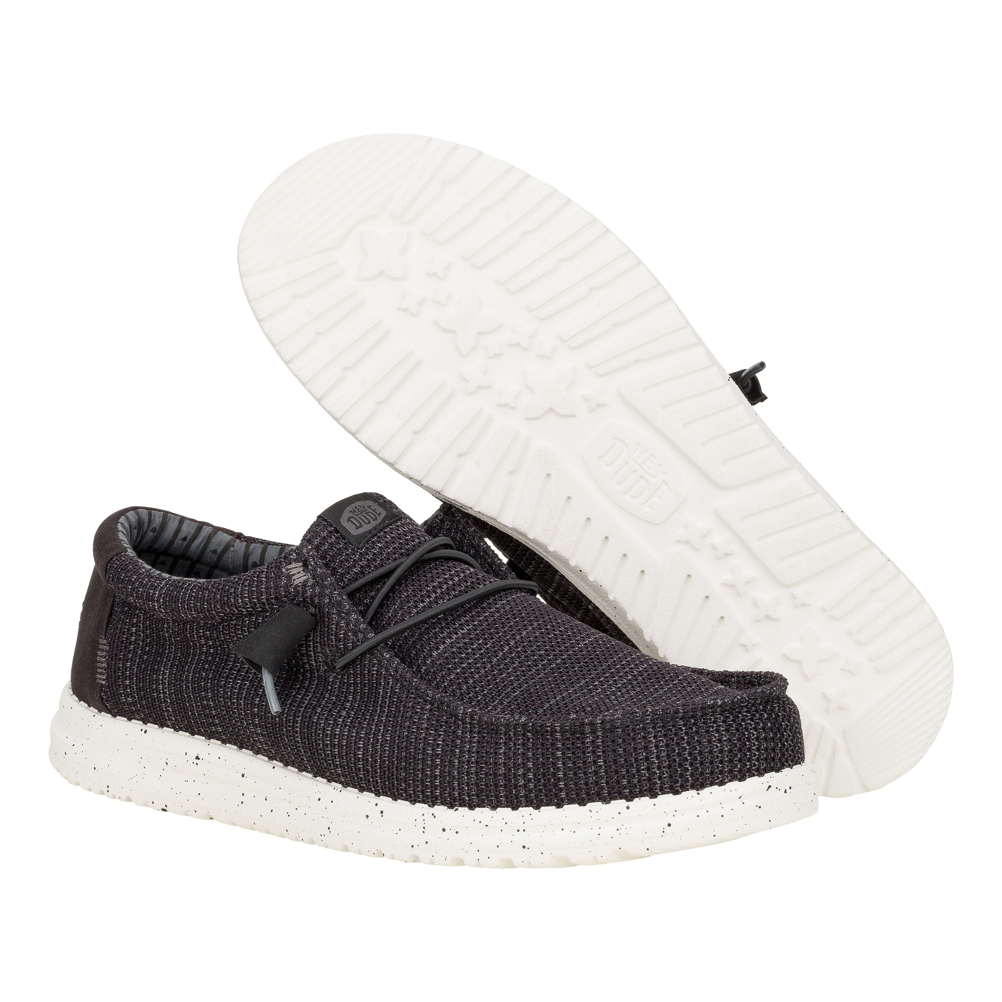  Wally Stretch Sox Wide - Black/White