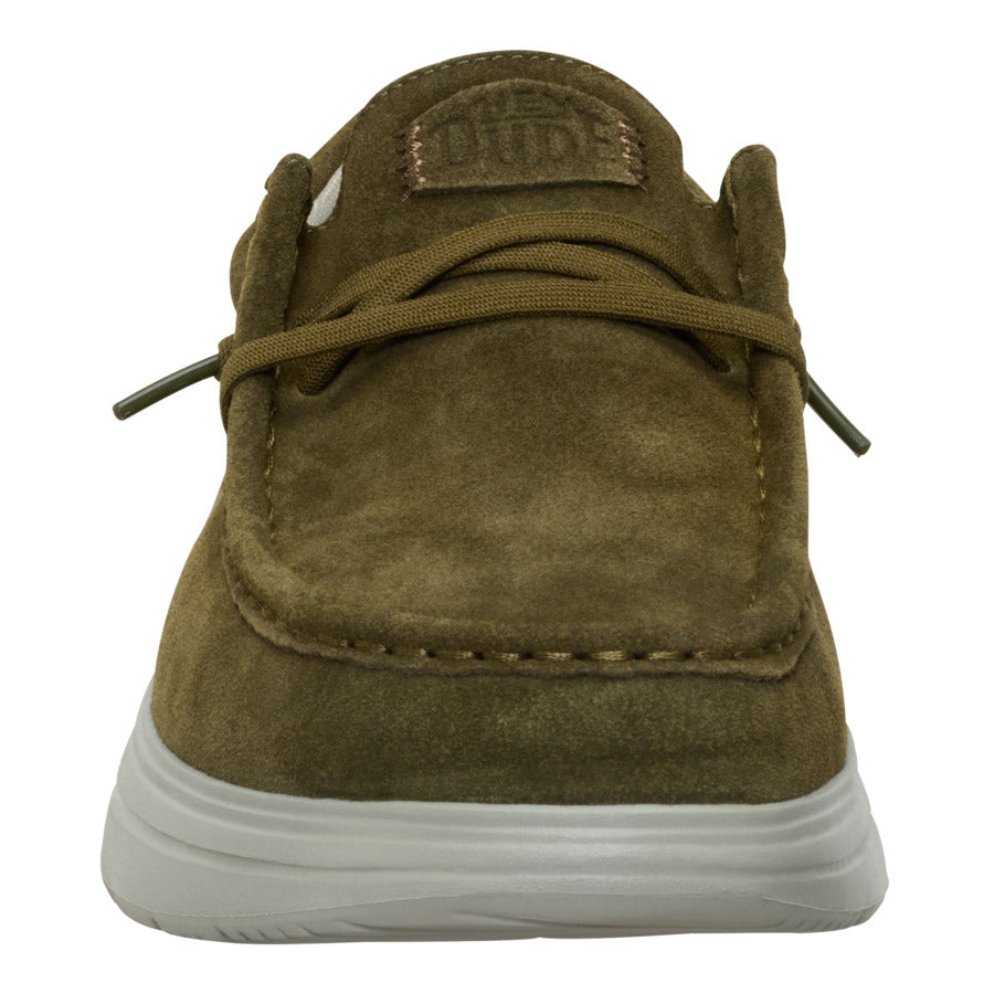  Wally Comf Suede - Dark Olive/Stone Grey