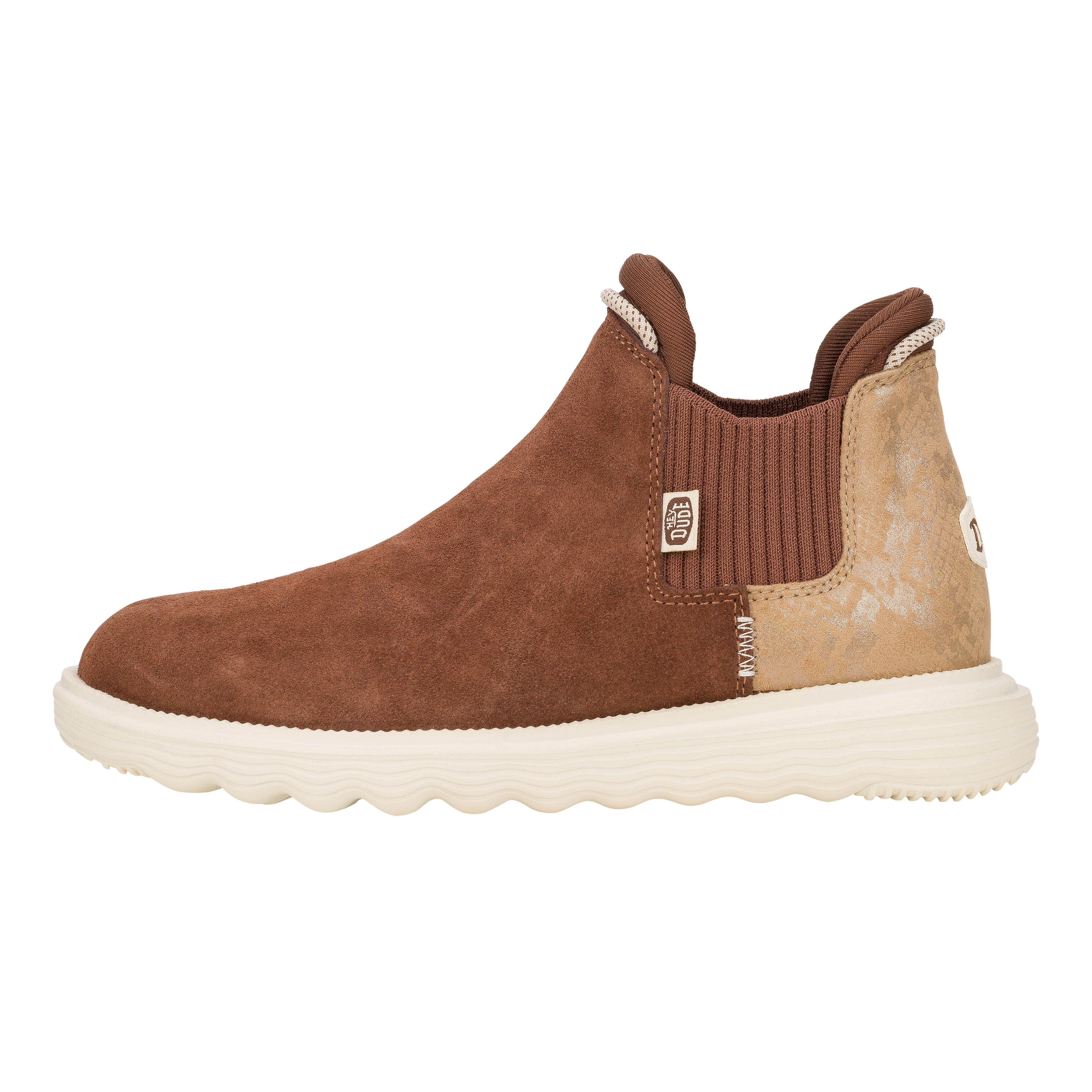  Branson Womens Suede Novelty - Brown/Snake