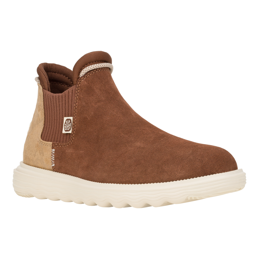  Branson Womens Suede Novelty - Brown/Snake
