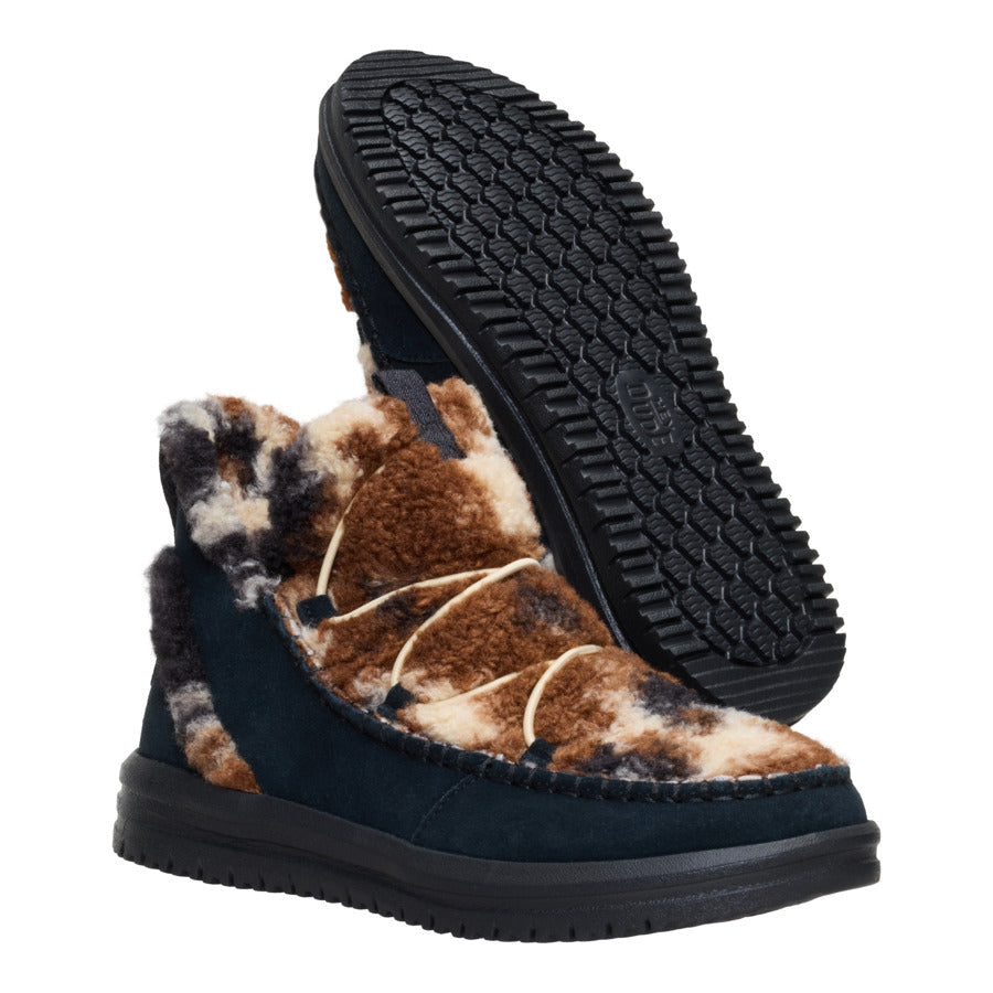  Camden Suede Cozy - Black Multi/Black