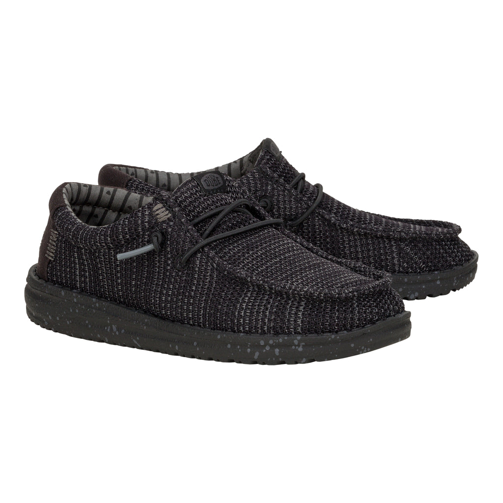  Wally Youth Stretch Mesh- Black/Black