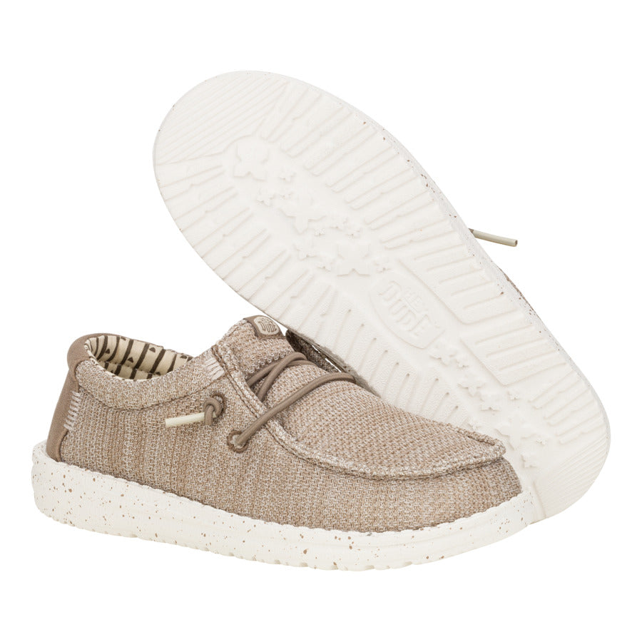  Wally Youth Stretch Sox - Walnut