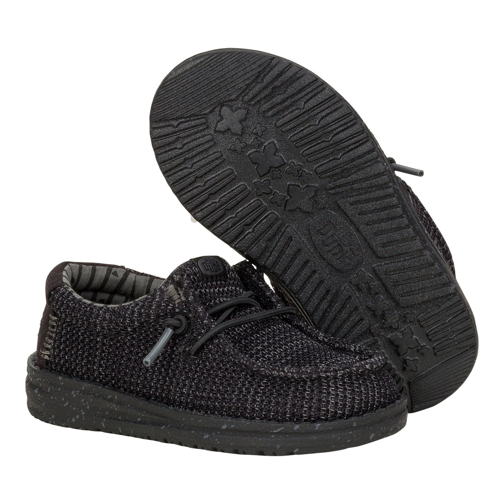  Wally Toddler Stretch Mesh - Black/Black
