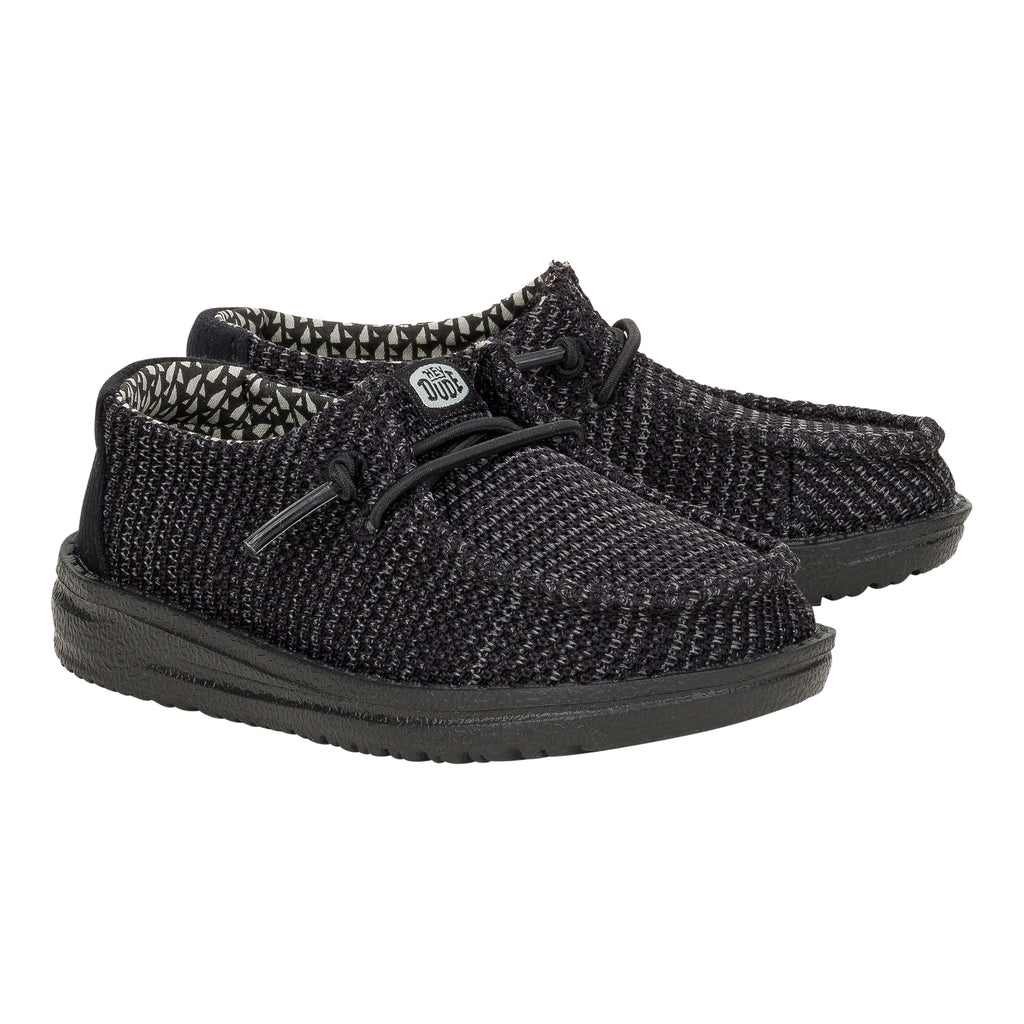  Wendy Toddler Stretch Sox - Black/Black
