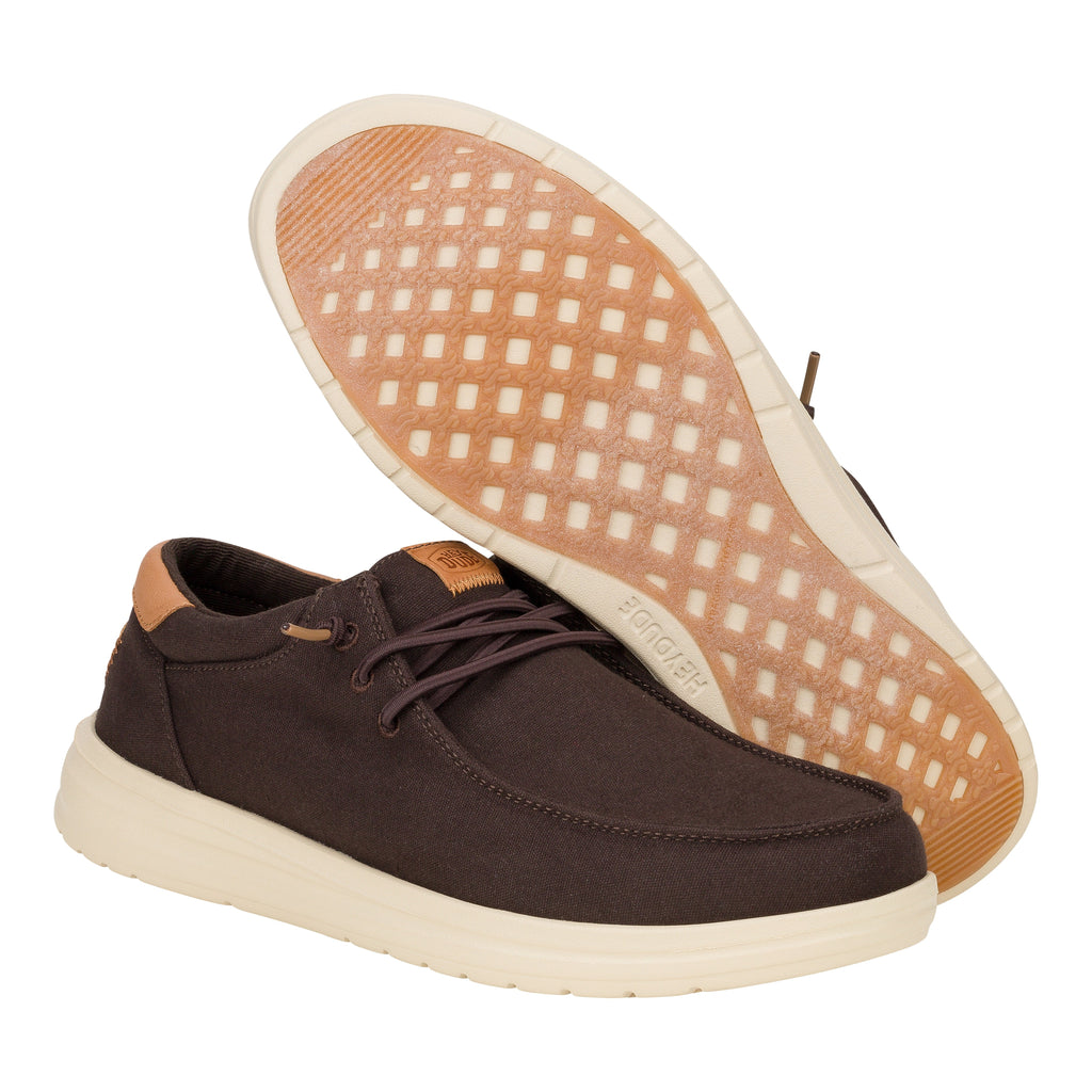  Paul Canvas - Brown/Wood Ash