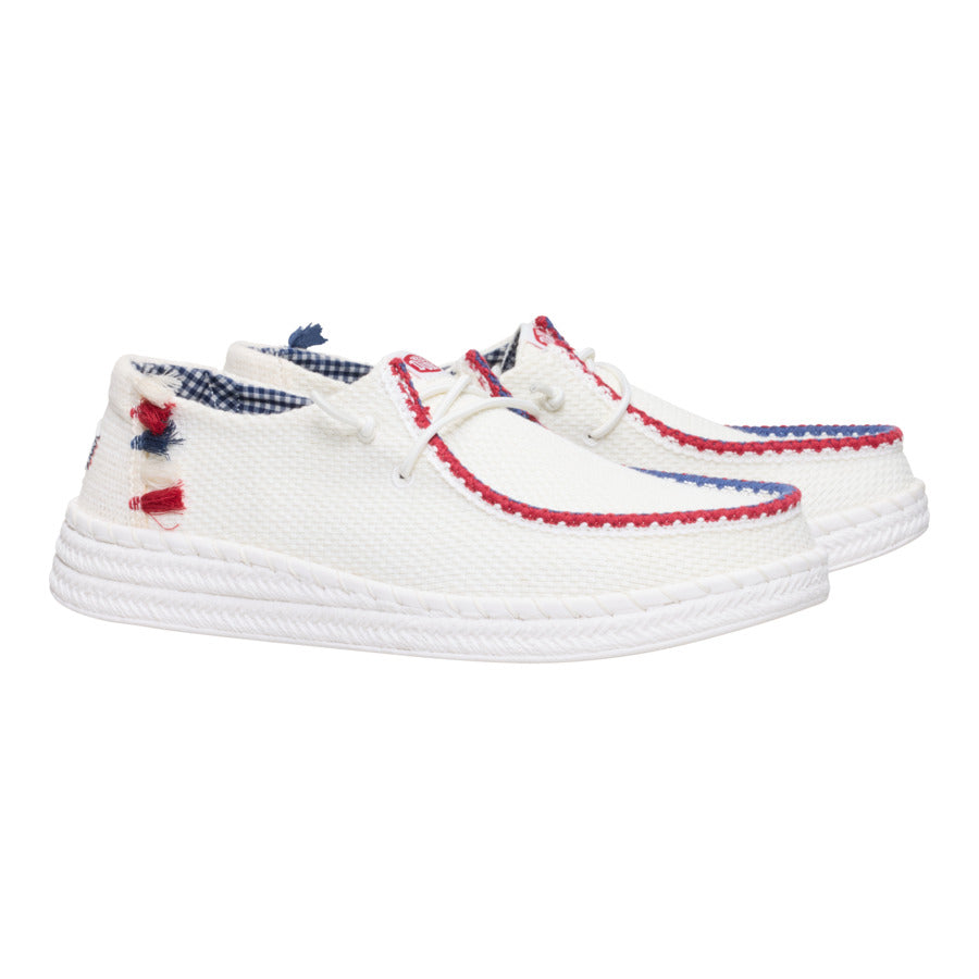  Wendy Espadrille Americana - White