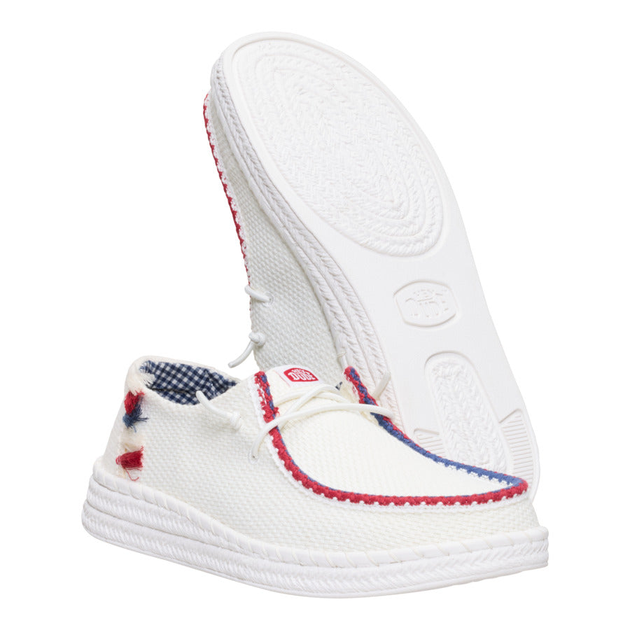  Wendy Espadrille Americana - White
