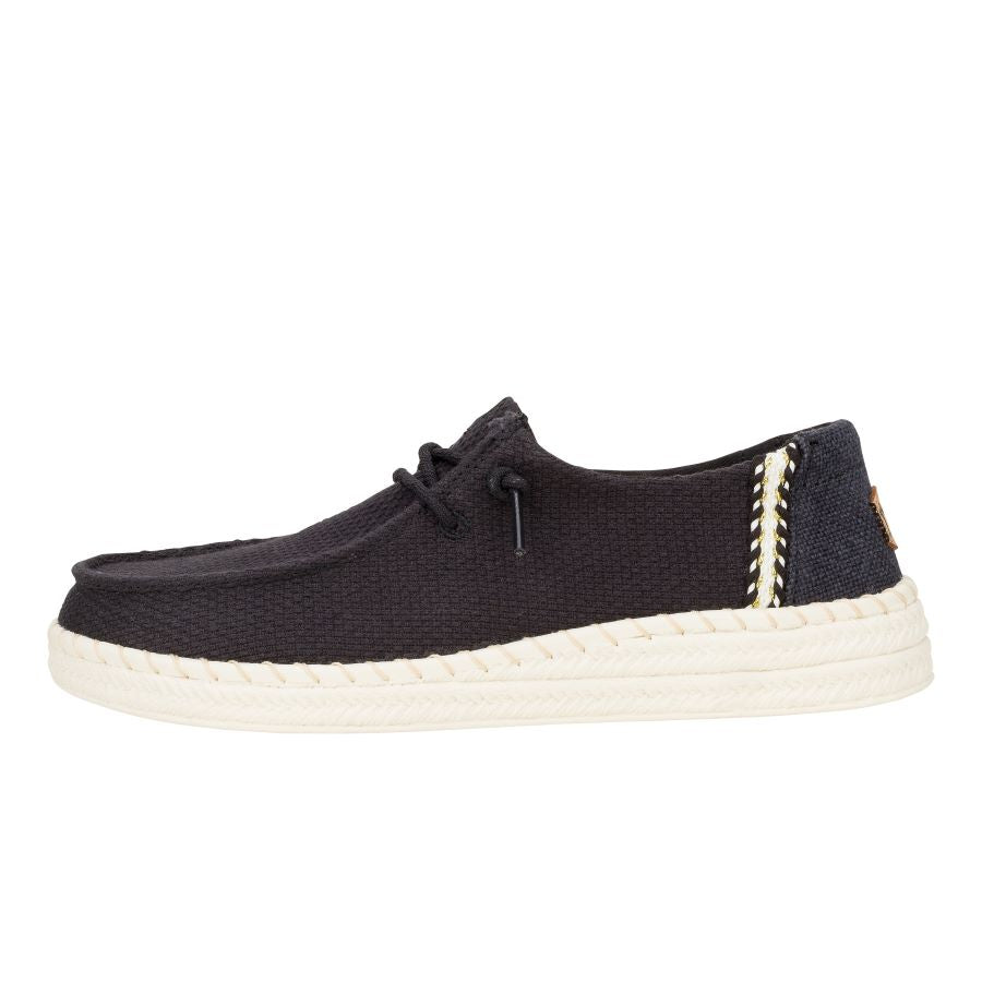  Wendy Espadrille Woven - Black