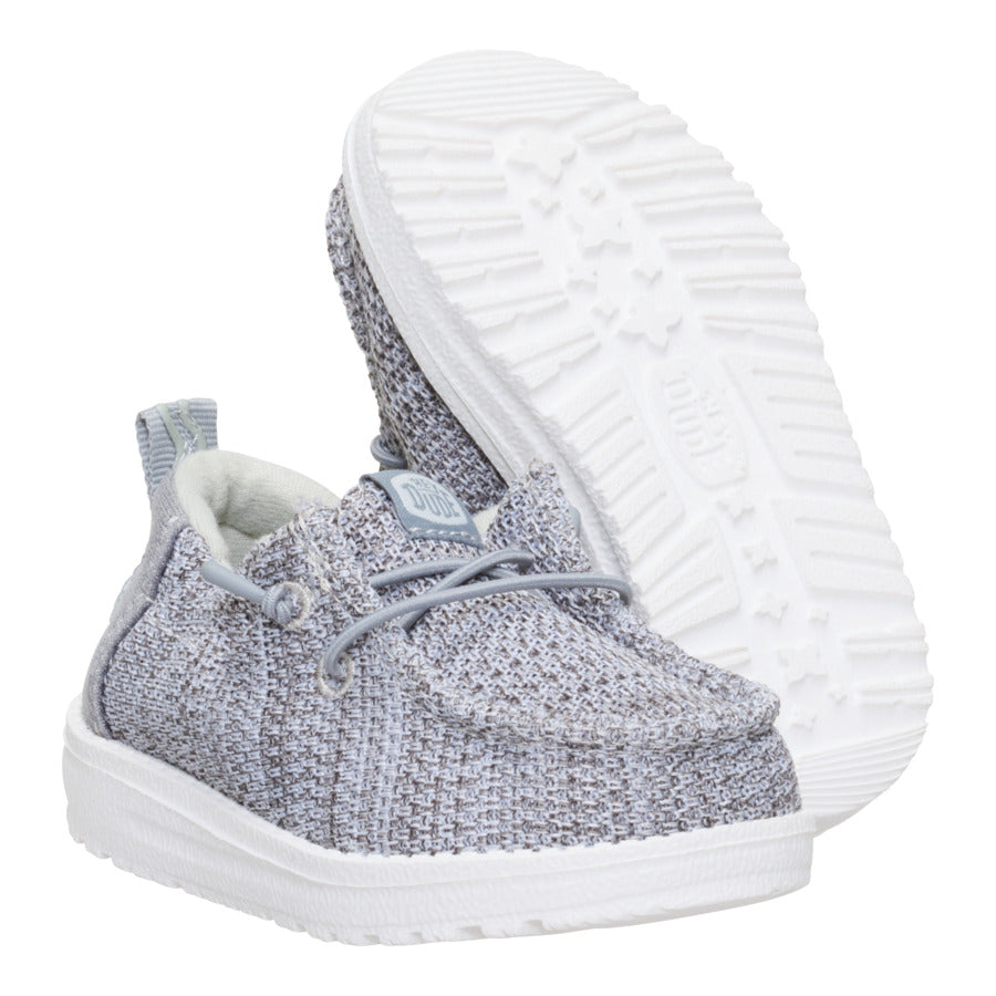  LilDude Slip On Core - Grey/White