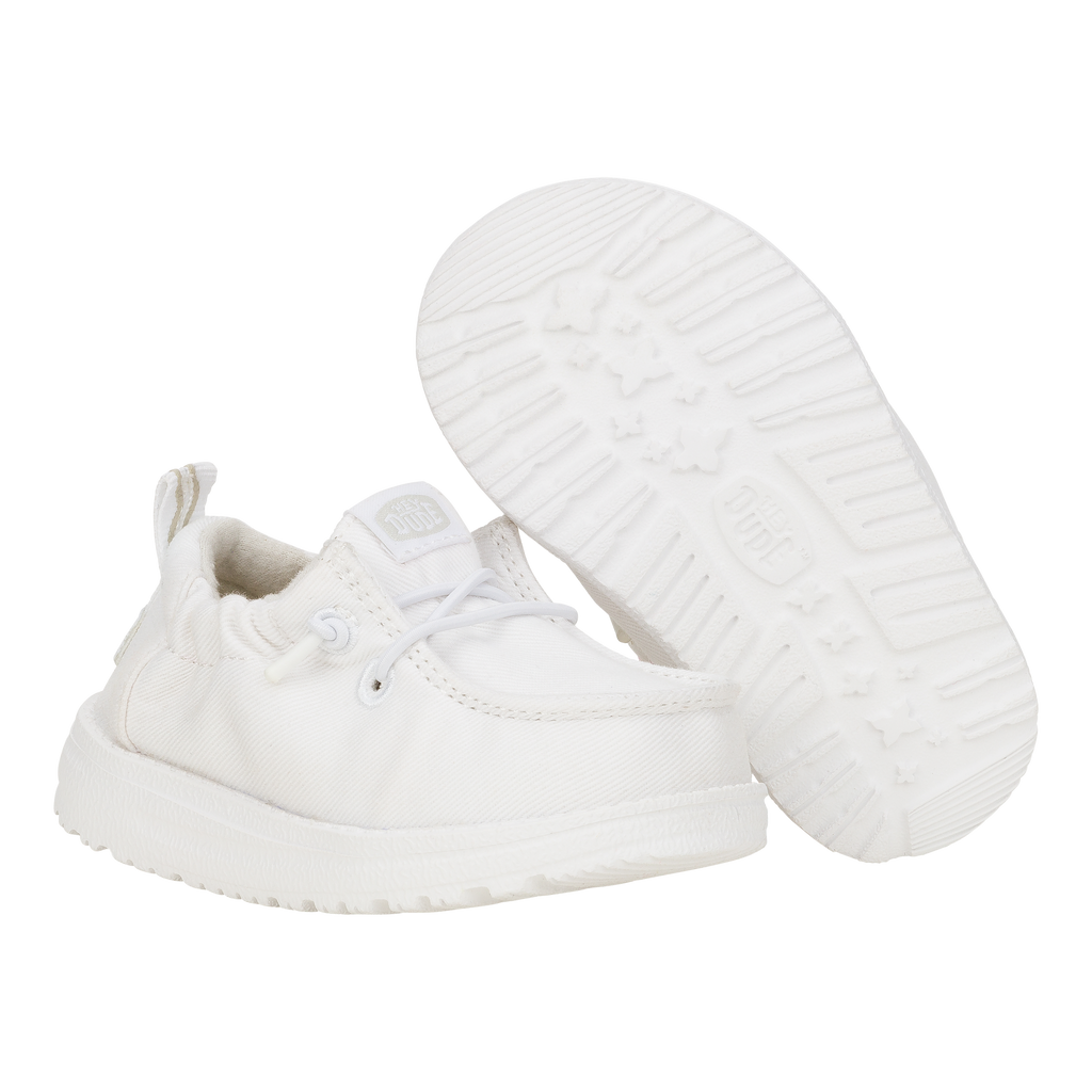  LilDude Infant Slip On Core - White