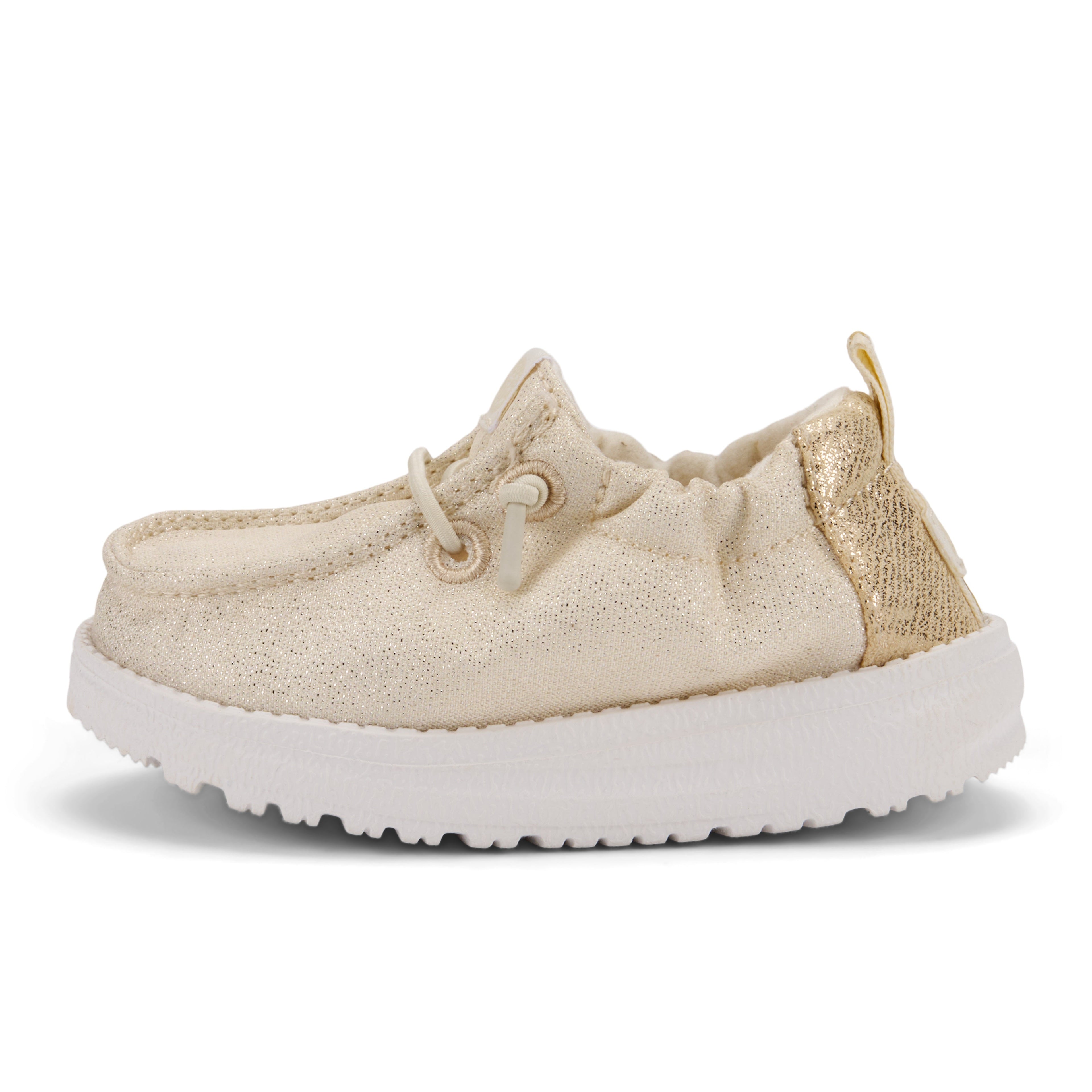  LilDude Infant Slip On Novelty - Champagne Glitter
