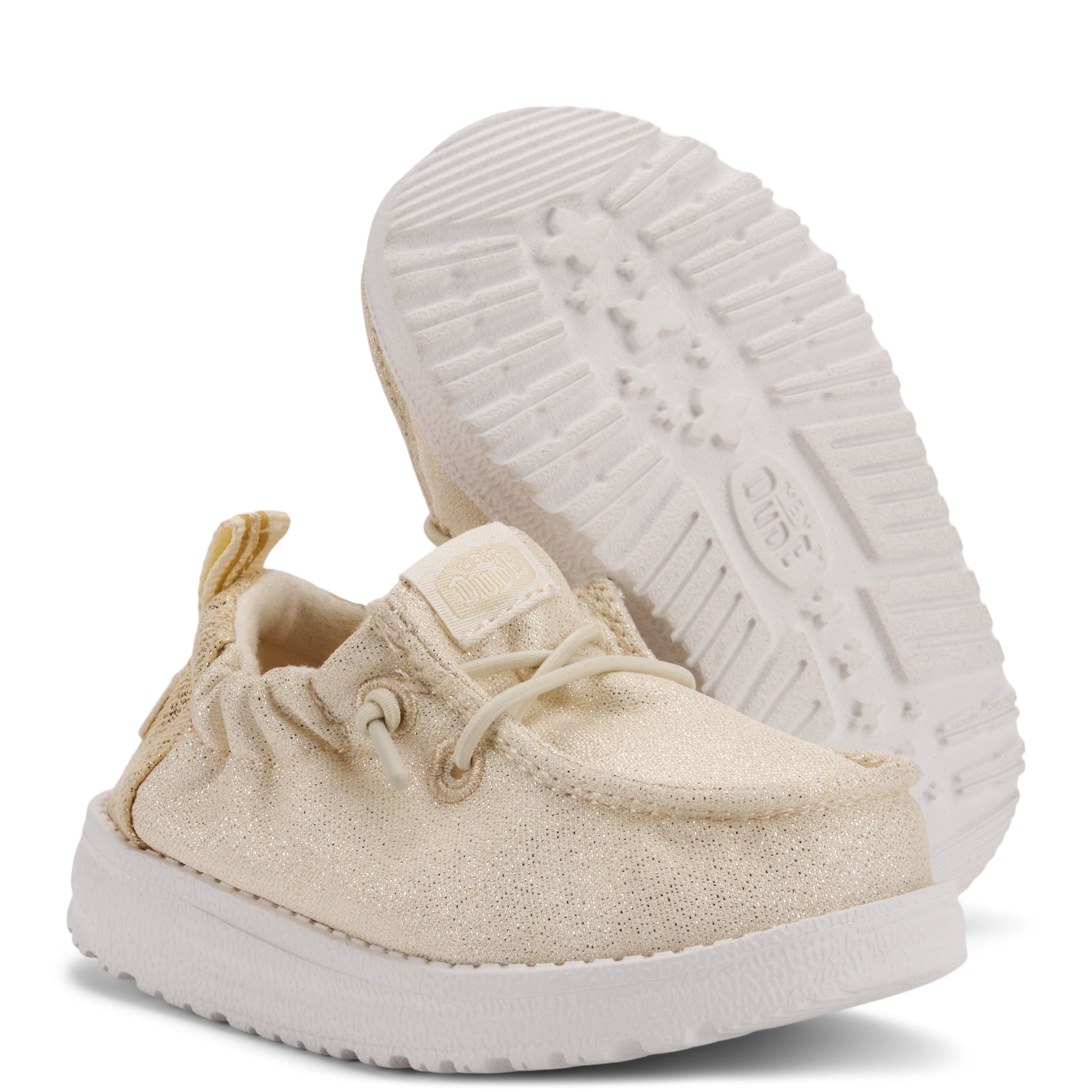  LilDude Infant Slip On Novelty - Champagne Glitter