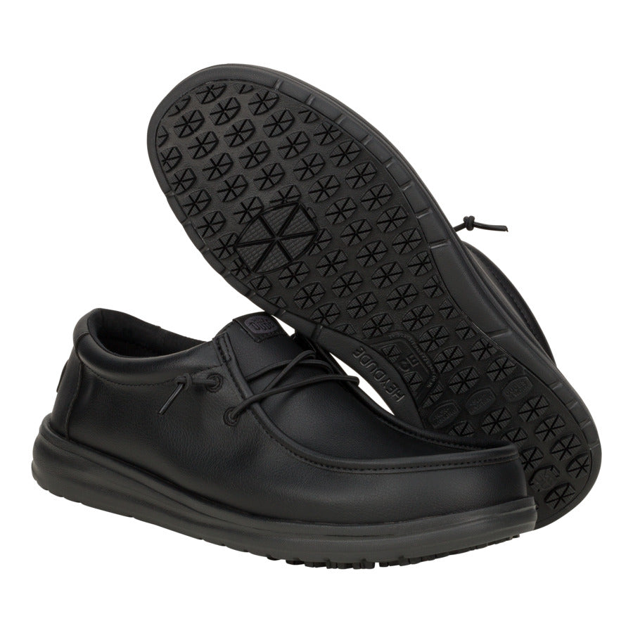  Wally Work CE Classic Slip Resistant Wide - Black